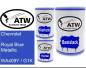 Preview: Chevrolet, Royal Blue Metallic, WA409Y / G1K: 500ml Lackdose + 500ml Klarlack + 250ml Härter - Set, von ATW Autoteile West.